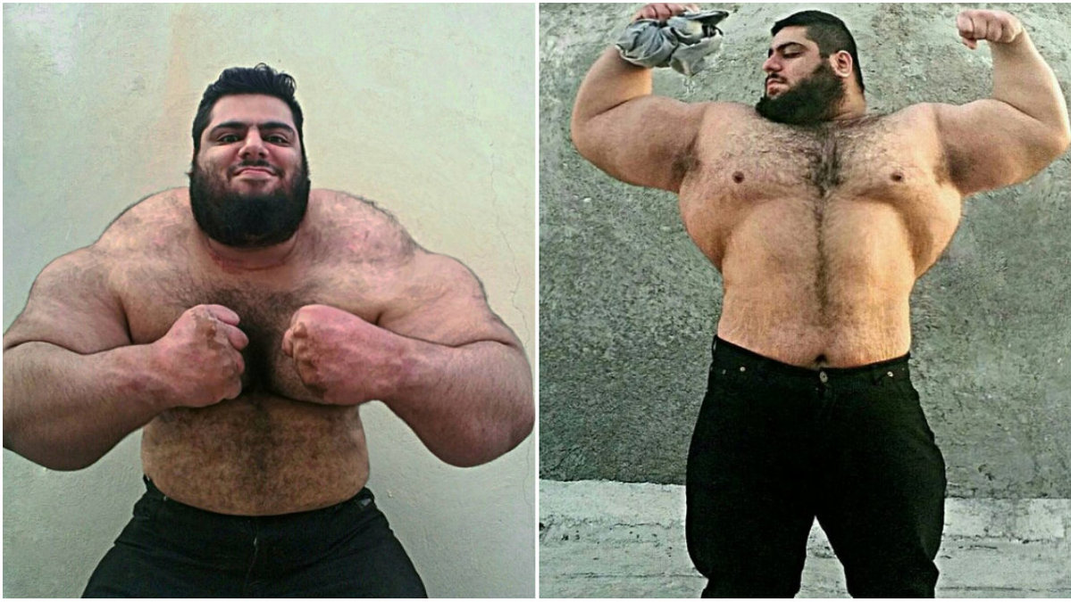 Sajad Gharibi kallas för "hulken från Iran".