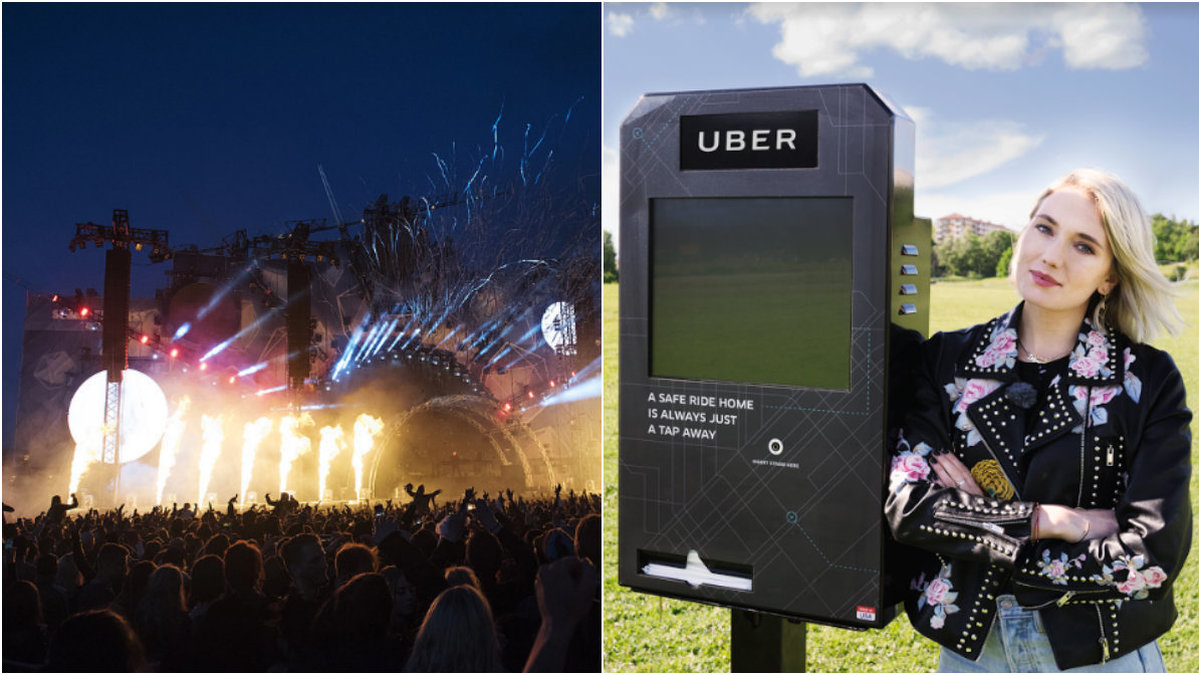 En av festivalens officiella partners är det populära företaget Uber.