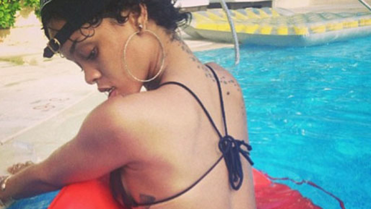 Rihanna har haft en skön semester.