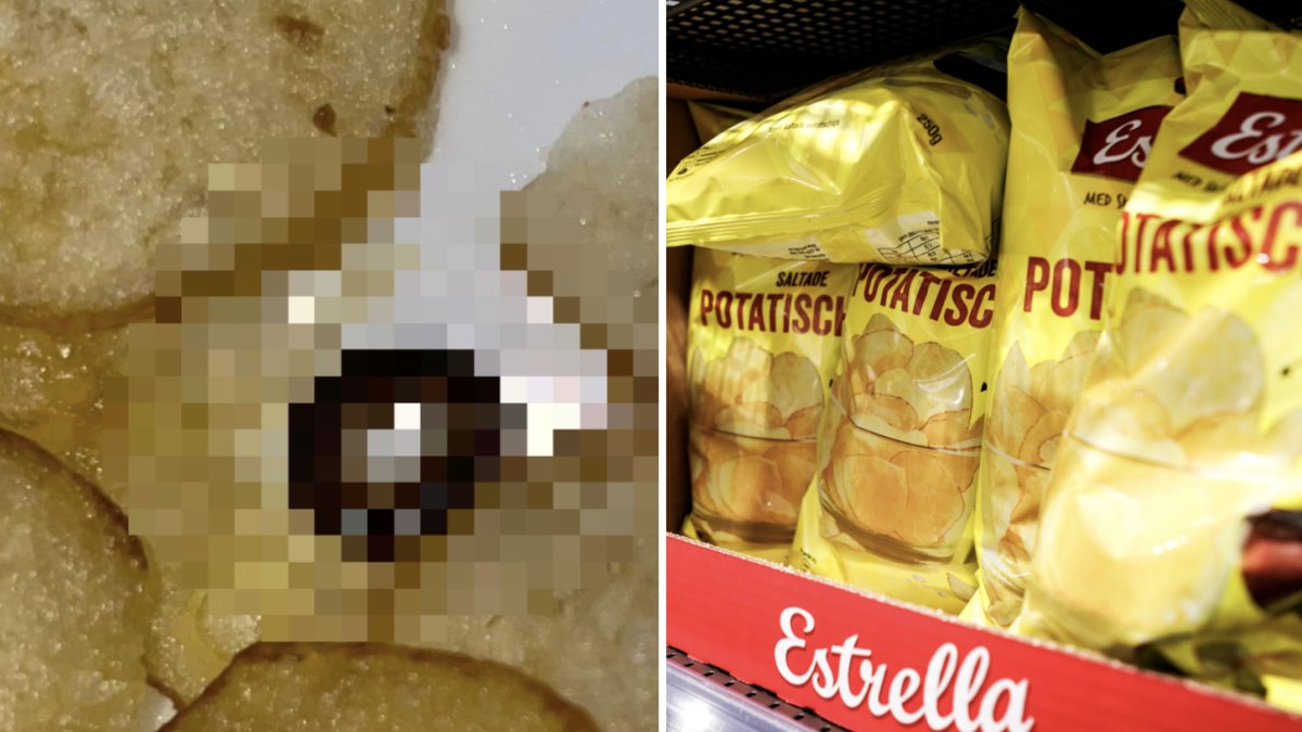 Äckliga upptäckten i Estrellas chips.