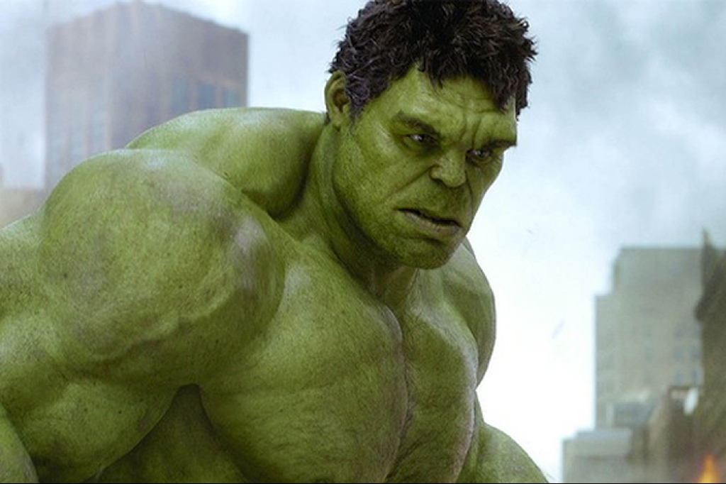 Hulken medverkade också i "The Avengers", spelad av Mark Ruffalo.