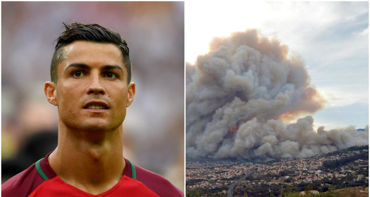 Cristiano Ronaldo, Skogsbränder, Ronaldo, Madeira