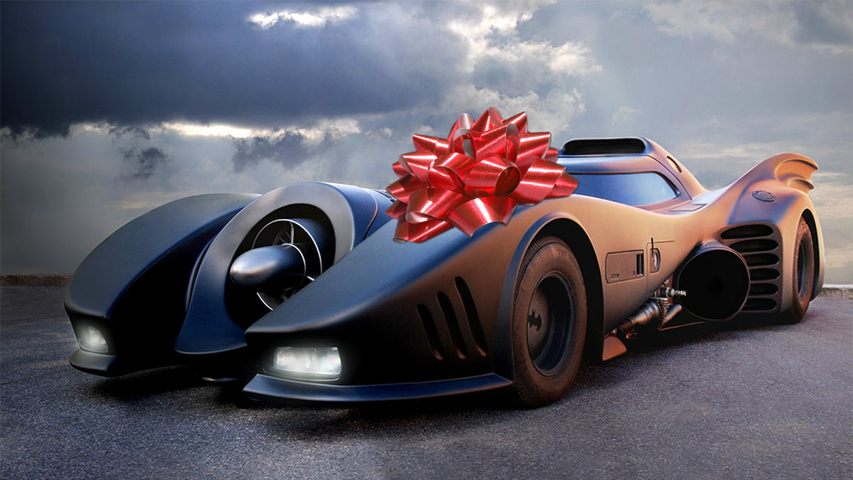 Vad sägs om att önska sig Batmans bil i julklapp?