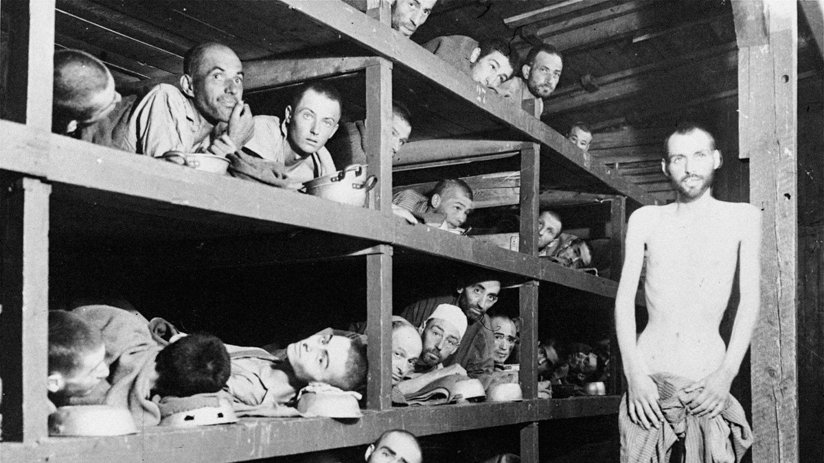 Det är 70 år sedan de sista fångarna släpptes från koncentrationslägerna. Bilden är från koncentrationslägret Buchenwald i Tyskland.