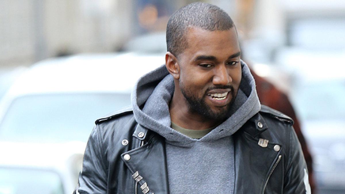 Kanye West shoppde loss under modeveckan i Paris. 