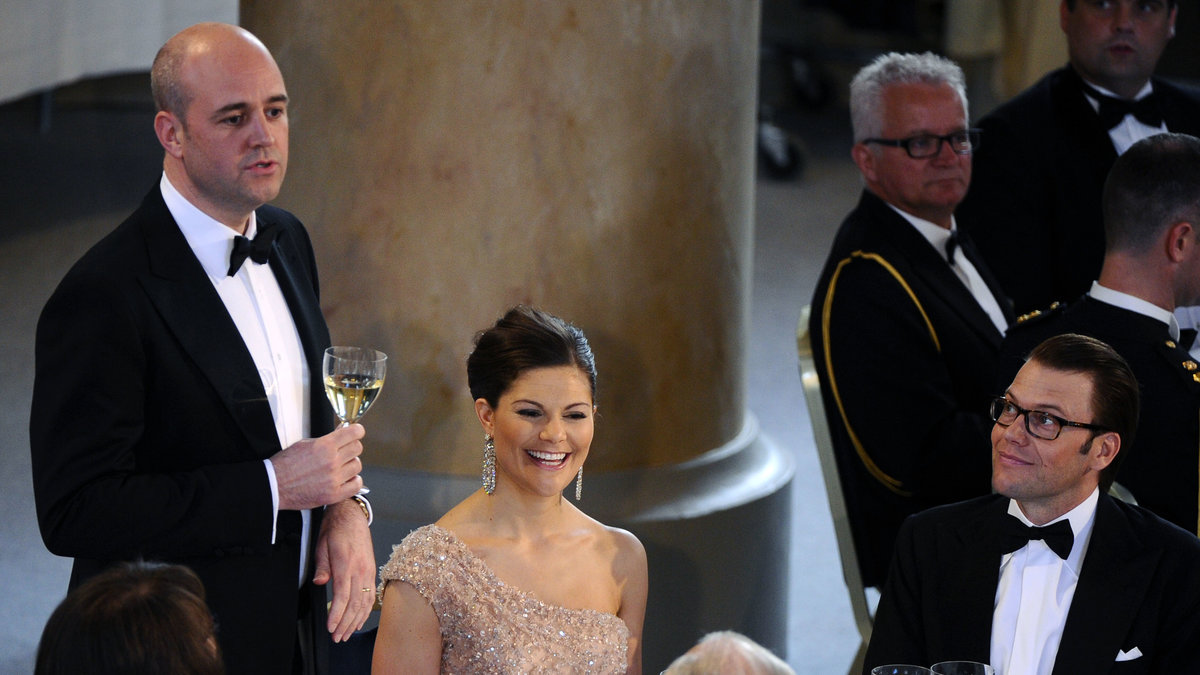 På bröllopsmiddag med kronprinsessan (2010).