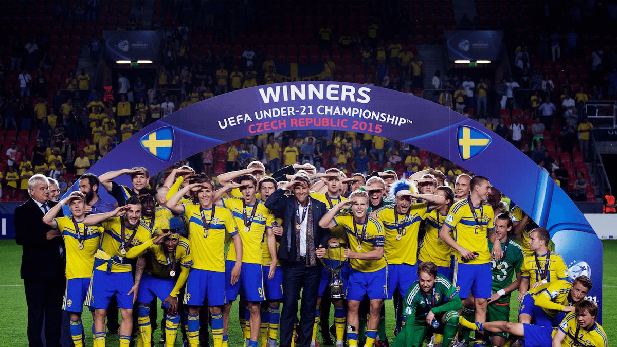 I somras gick de svenska U21-herrarna hela vägen i EM. Efter att först ha varit nära att missa turneringen i playoffet mot Frankrike. Då föddes den här episka målgesten.