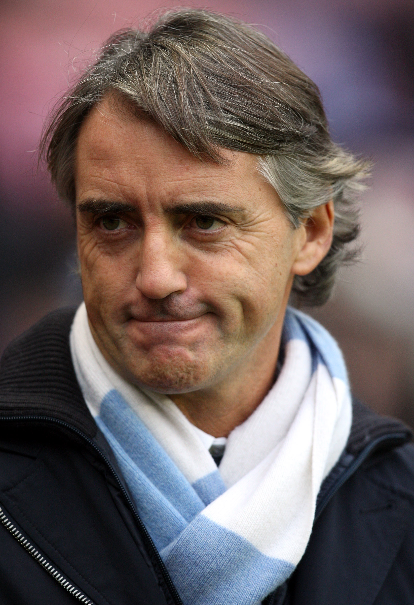 "Just nu är United det bästa laget i England", säger Roberto Mancini.