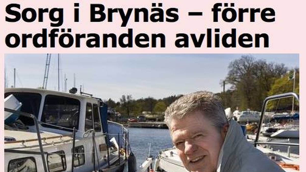 Fel Anders Hedin i Sportbladet.