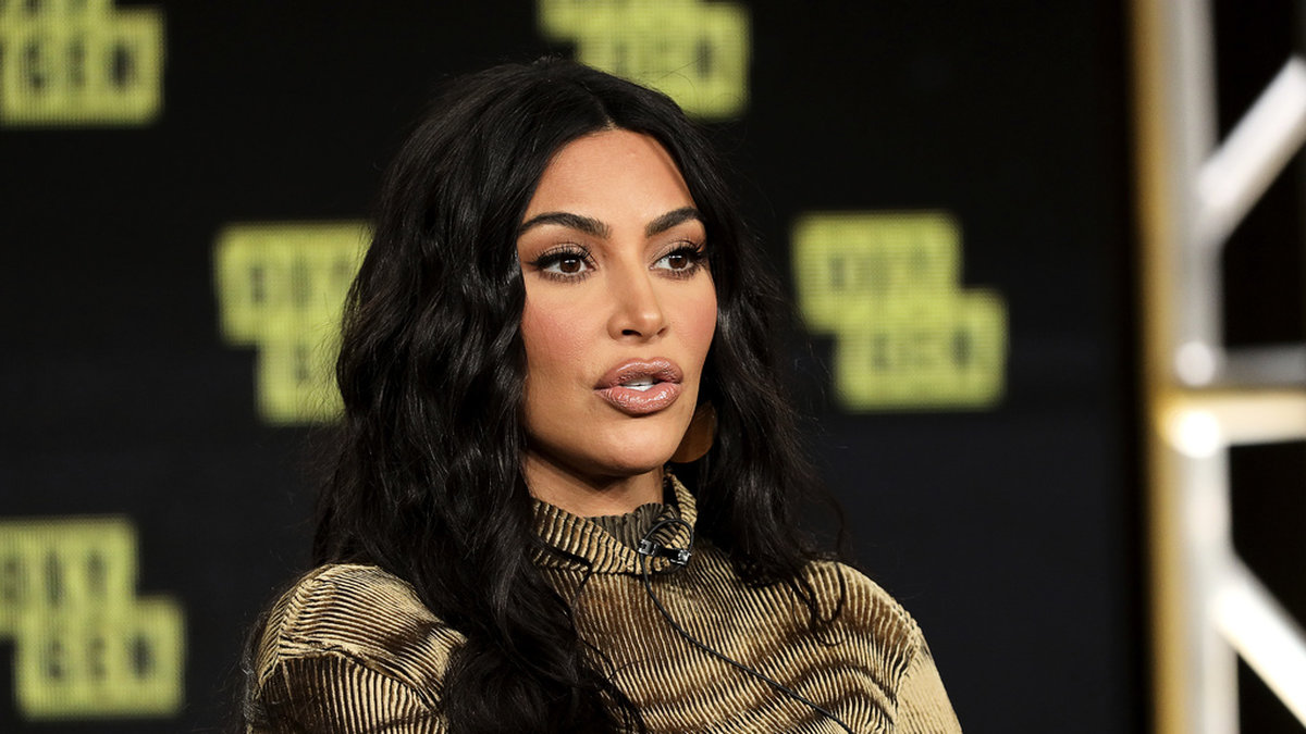Kim Kardashian har förklarats juridiskt sett singel av amerikansk domstol och tagit bort efternamnet West. Arkivbild.