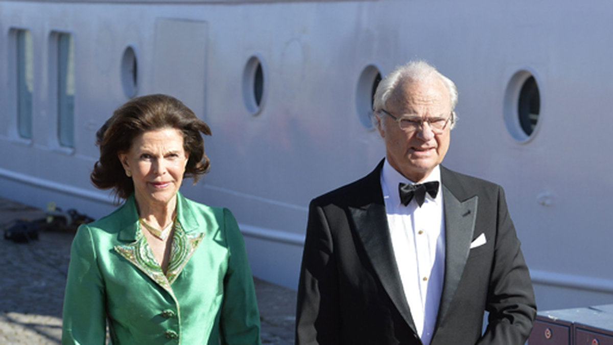 Drottning Silvia och kung Carl XVI Gustaf.