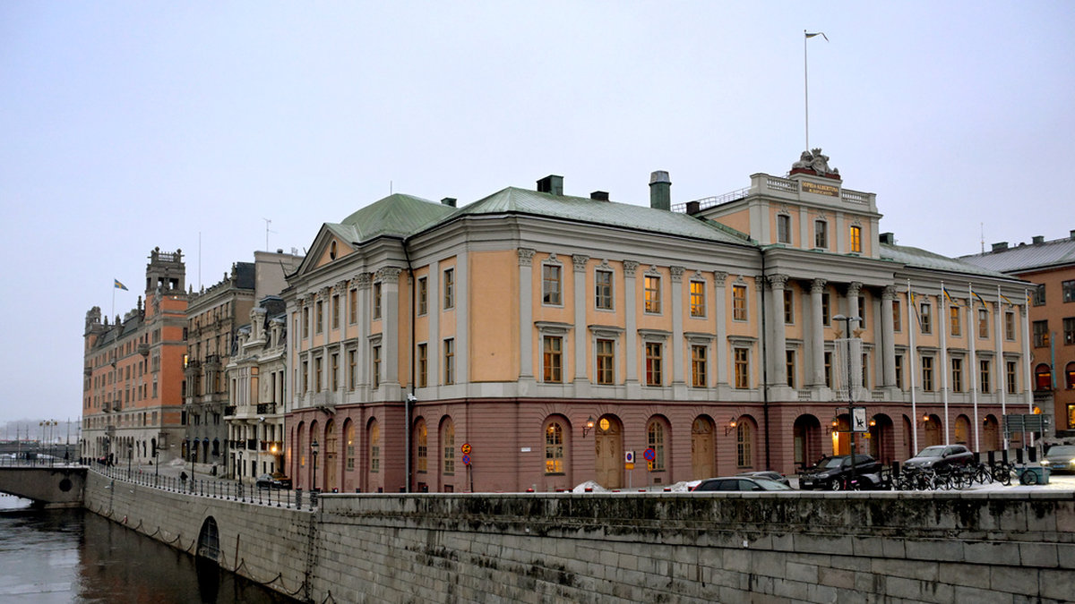 Utrikesdepartementet, Arvfurstens palats vid Gustav Adolfs torg. Arkivbild.