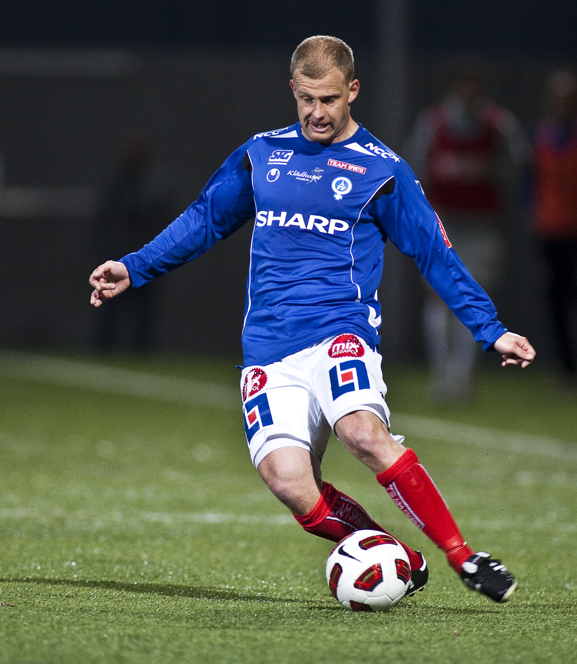 Kristian Bergström  blev stor matchhjälte med sina två mål i toppmötet mot Ljungskile.