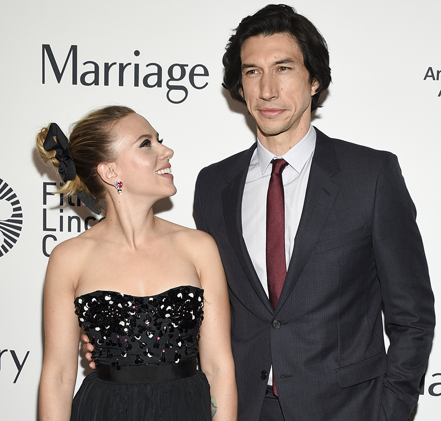 Scarlett Johansson och Adam Driver Scarlett Johansson och Adam Driver