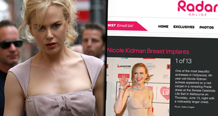 Bröstoperation, Nicole Kidman