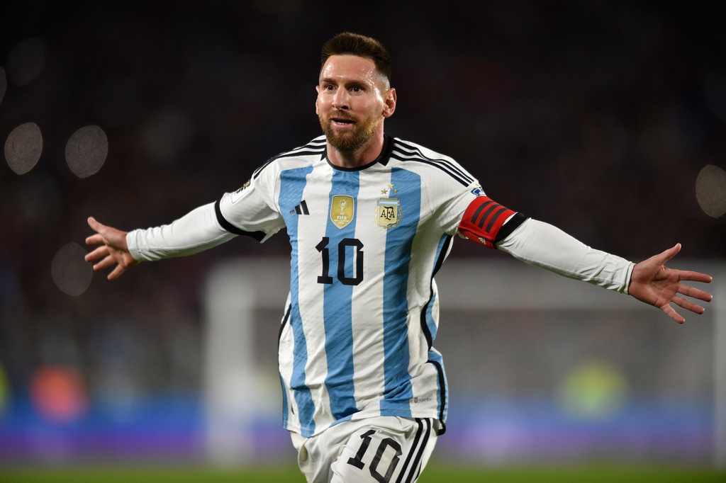 Fotbolls-VM, Lionel Messi, Fotboll, USA, TT