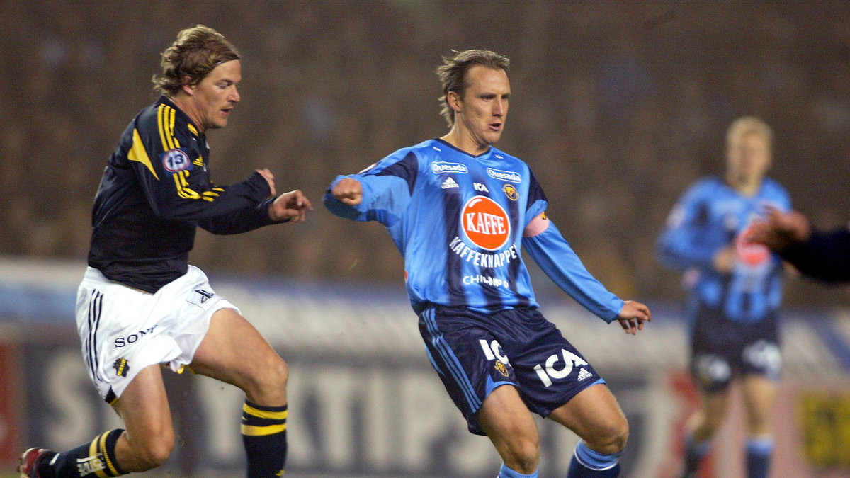 1999 var de lagkamrater, han och Andreas Johansson. Här, 2004, och nu i dag är de rivaler. 