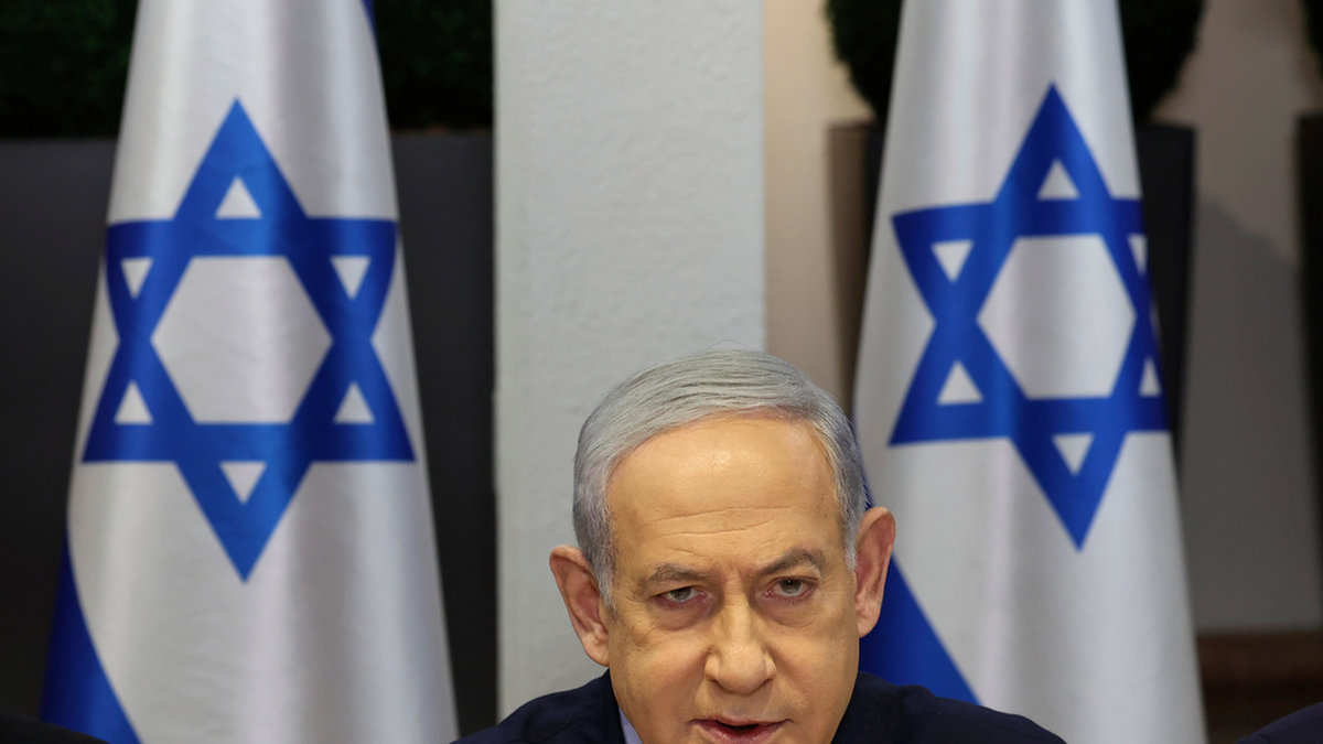 Israels premiärminister Benjamin Netanyahu skickar på nytt en delegation för förhandlingar på hög nivå. Arkivbild.