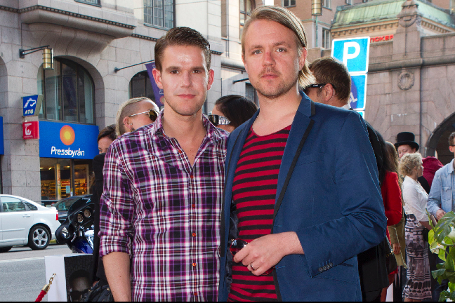 Fredrick Federley (t h) och fästmannen Johnny Kroneld: "En månad som en vanlig okänd människa under sina tonår." Fredrick Federley (t h) och fästmannen Johnny Kroneld: "En månad som en vanlig okänd människa under sina tonår."