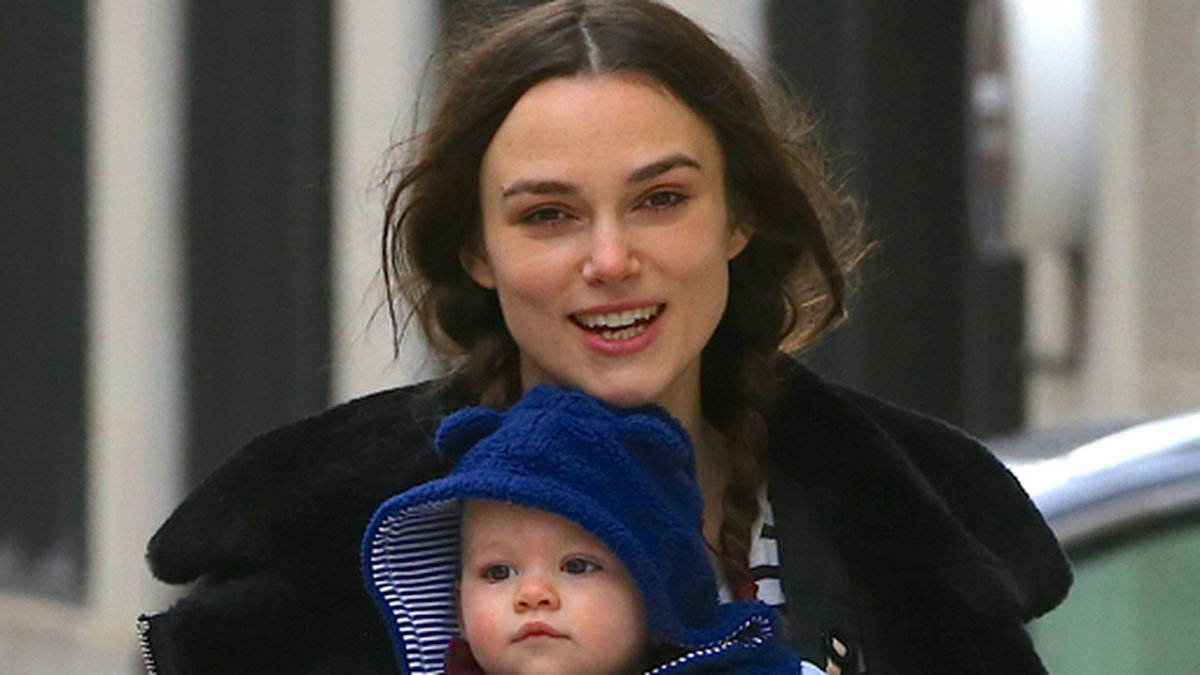 Keira Knightley är i New York med lilla bebisen Edie. 