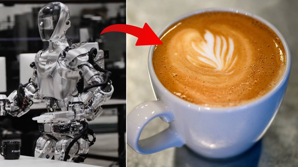 Roboten Figure 01 har lärt sig att göra kaffe.