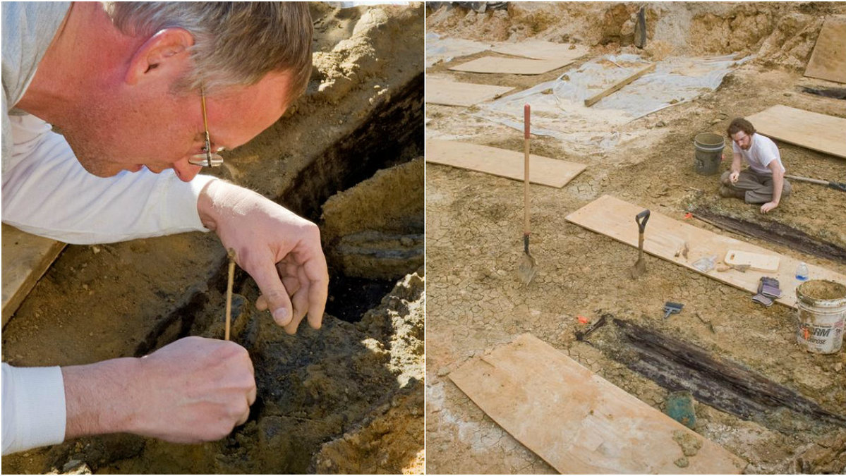 En massgrav har hittats under ett universitet i USA.