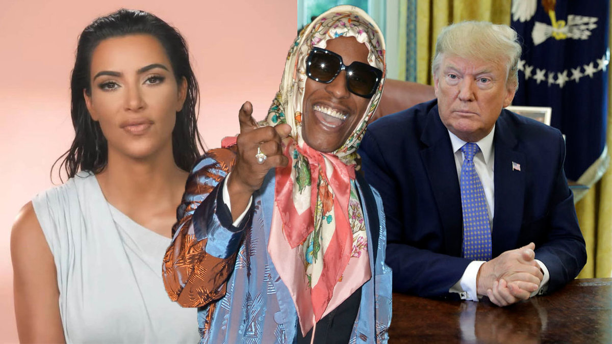 Kim Kardashian tackar Trump i försöket att få Asap Rocky frisläppt