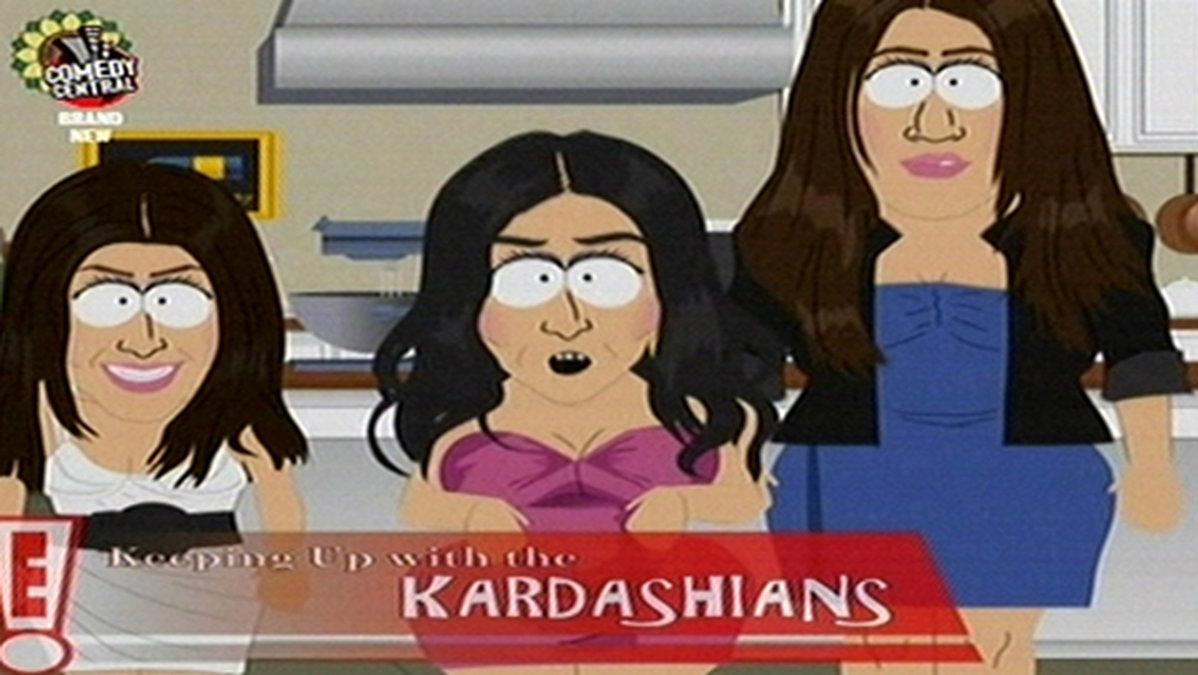 South Park har tidigare drivit med Kardashians. 
