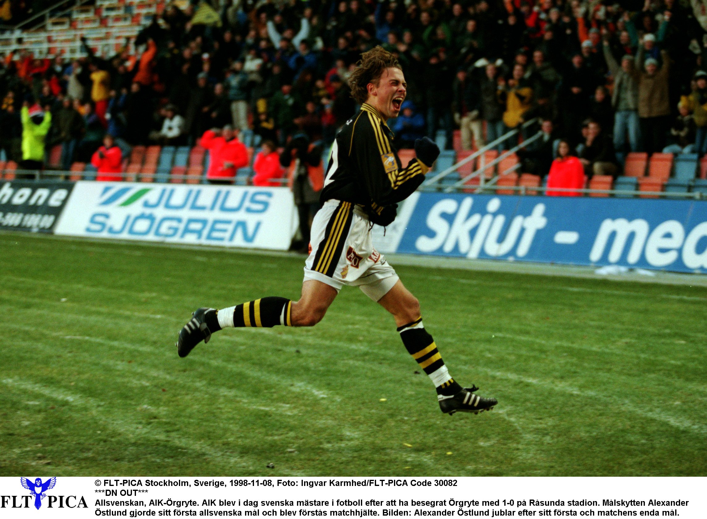 Alexander "Salle" Östlund sköt SM-guldet till AIK. Nu återfinns han i Hammarbys styrelse. Alexander "Salle" Östlund sköt SM-guldet till AIK. Nu återfinns han i Hammarbys styrelse.