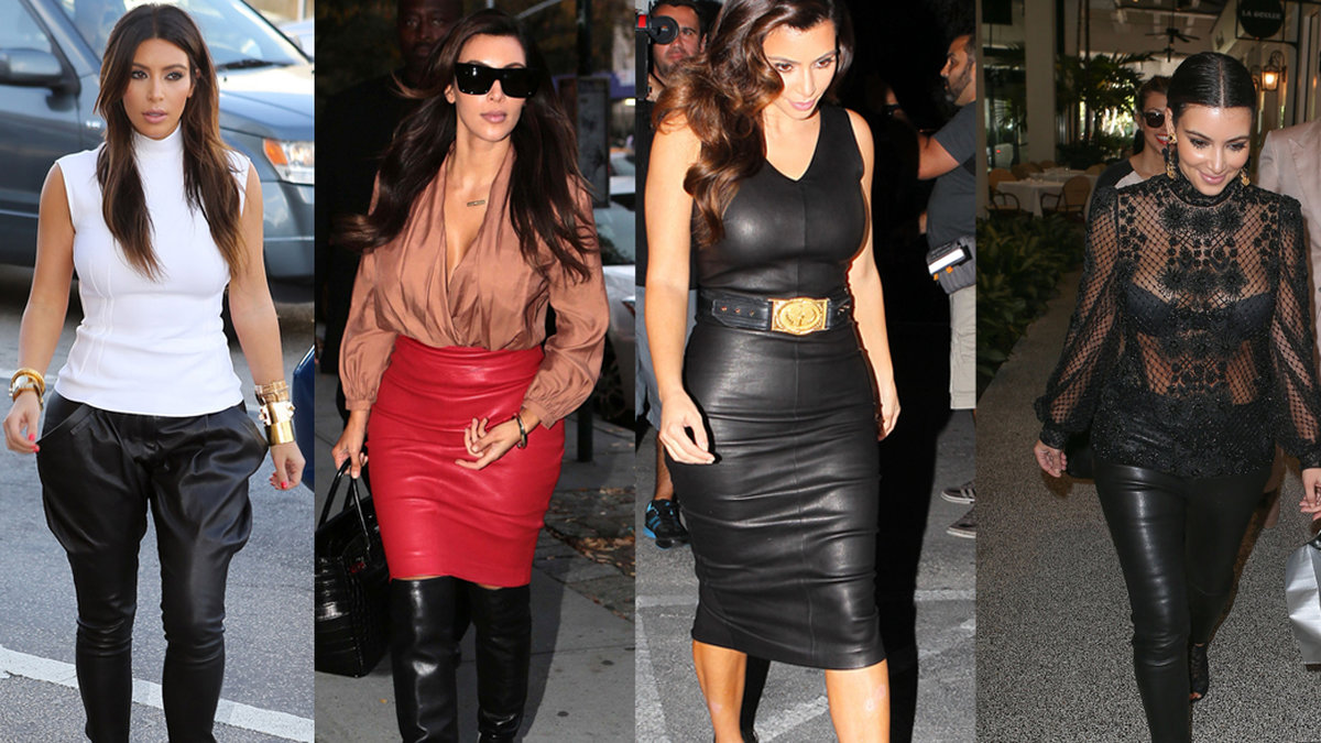 Kim Kardashians år har varit kanon på flera sätt – hon har hittat lyckan i form av Kanye West och massa annat kul. Men hennes klädsel har totalt flippat. Allt läder och latex är inte klädsamt. 