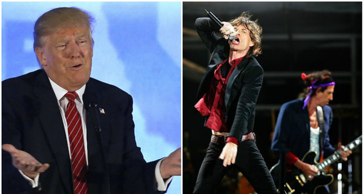 The Rolling Stones, Donald Trump