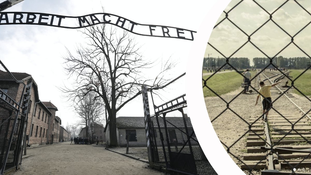 Folk tar olämpliga bilder på Auschwitz 