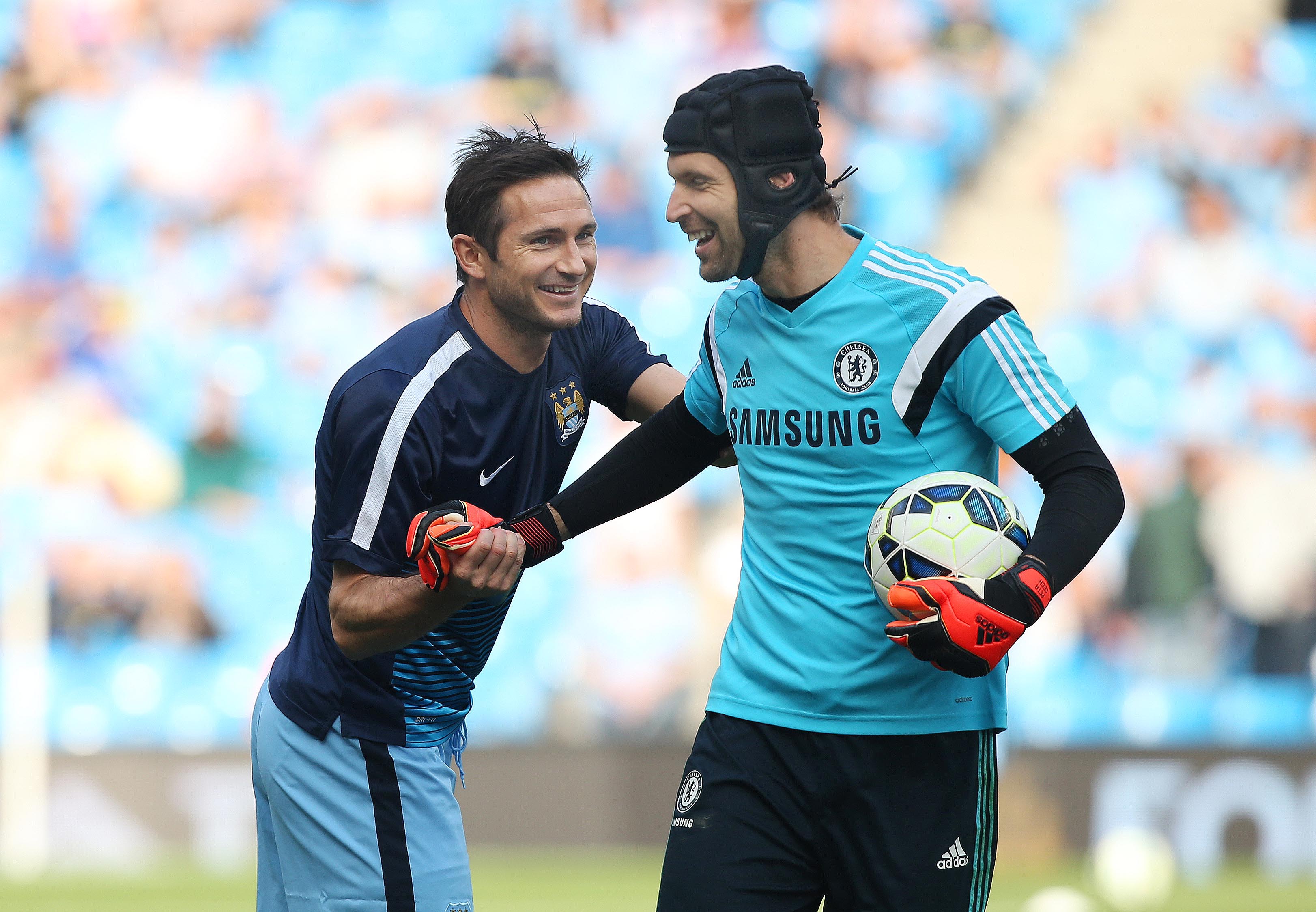 Lampard fick träffa sina gamla lagkamrater igen. 