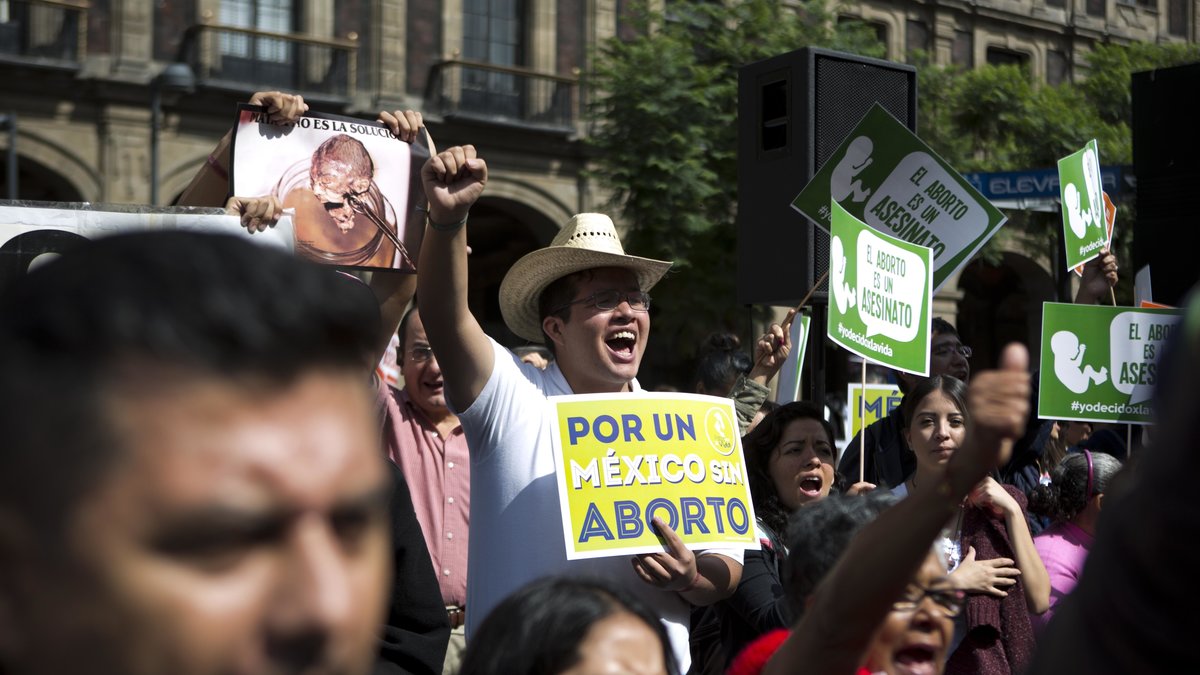 Anti-abort-organisationer har starkt stöd i Mexiko.