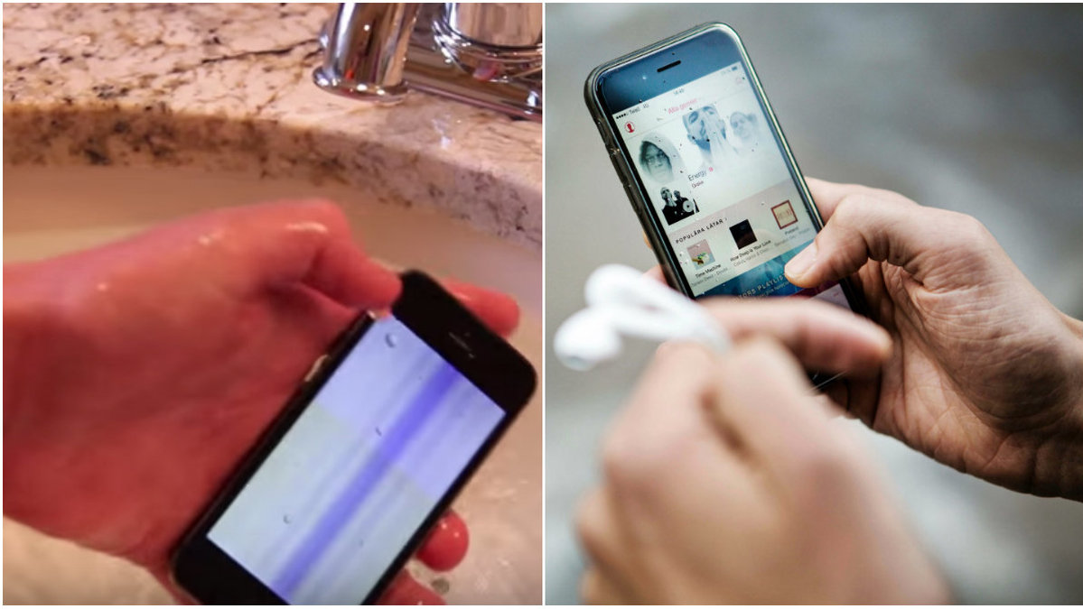 Din iPhone ska klara att hamna i vatten med nya funktionen. 