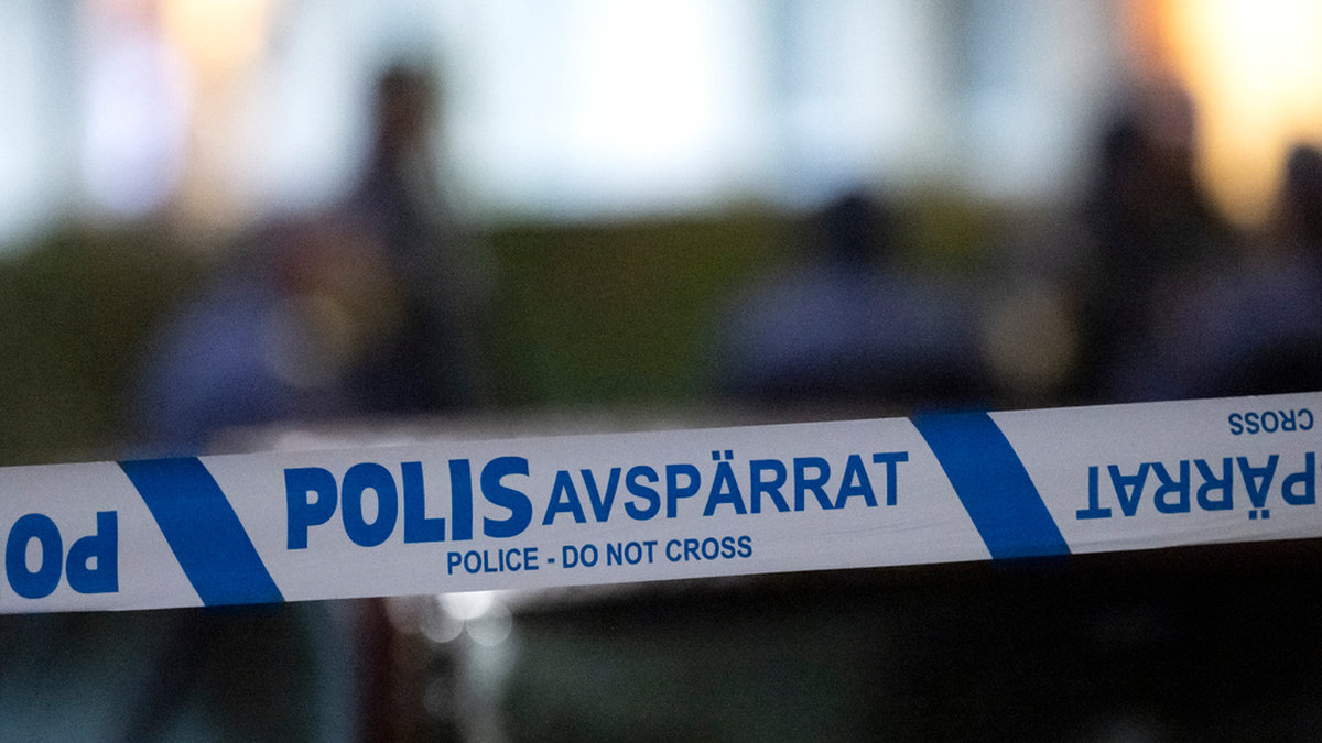 Polisen larmades till Svartedalen i Göteborg med anledning av en blodig man. Arkivbild.