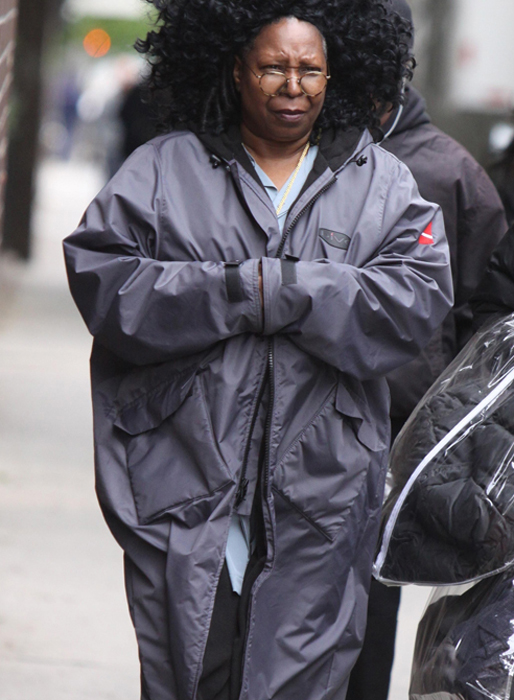 Whoopi Goldberg har nog haft bättre dagar än den här. Whoopi Goldberg har nog haft bättre dagar än den här.