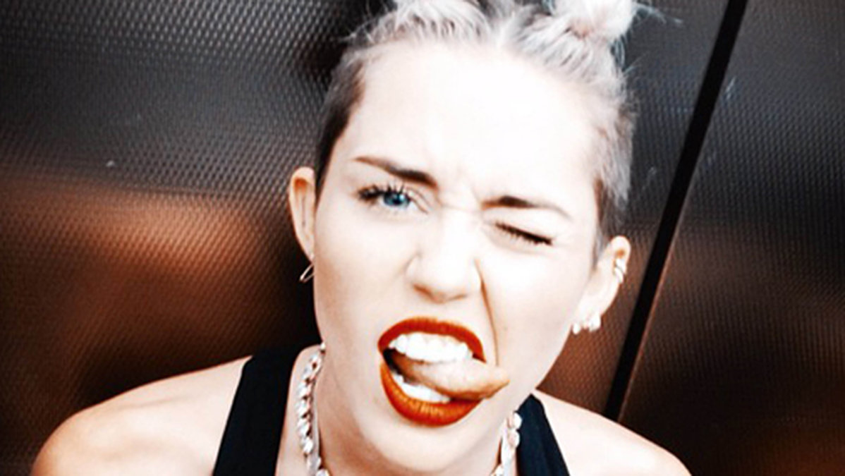 Mileys nya image väcker känslor. 