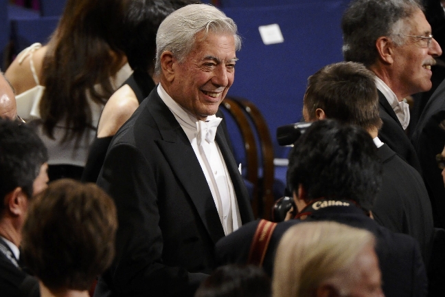 Litteraturpristagaren Mario Vargas Llosa. Litteraturpristagaren Mario Vargas Llosa.