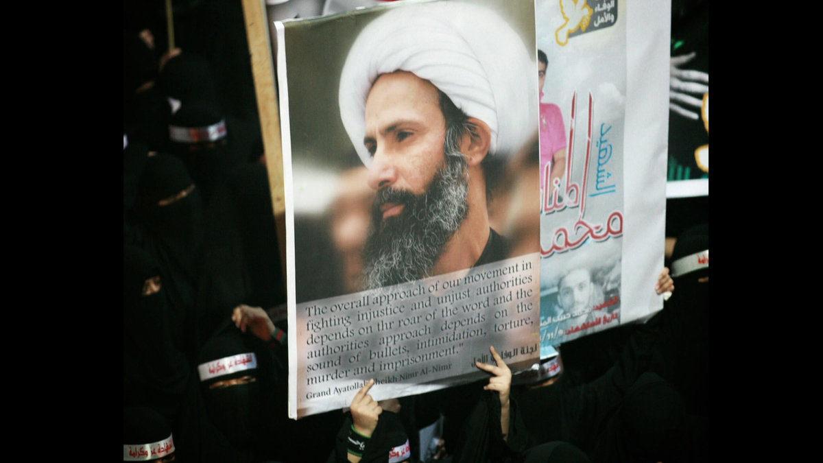 En av de avrättade är shiamuslimske religiösa ledaren och regimkritikern Nimr al-Nimr.