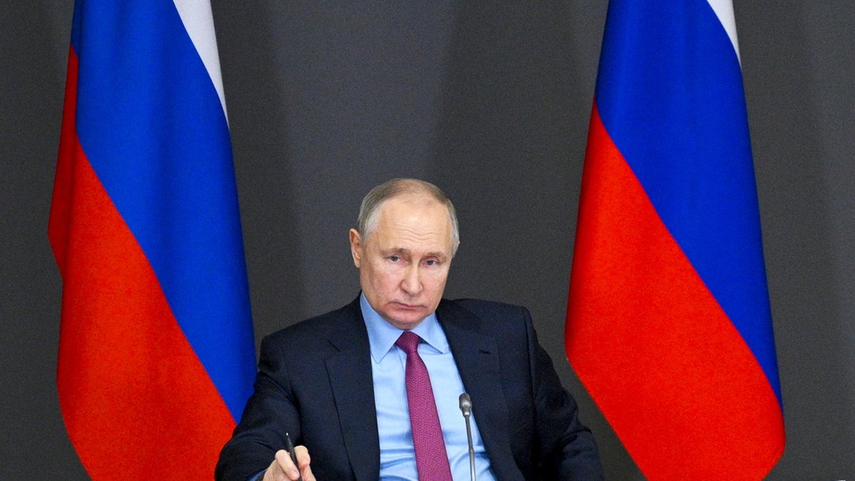 Rysslands president Vladimir Putin hoppas att västländernas stöd till Ukraina ska minska. Arkivbild.