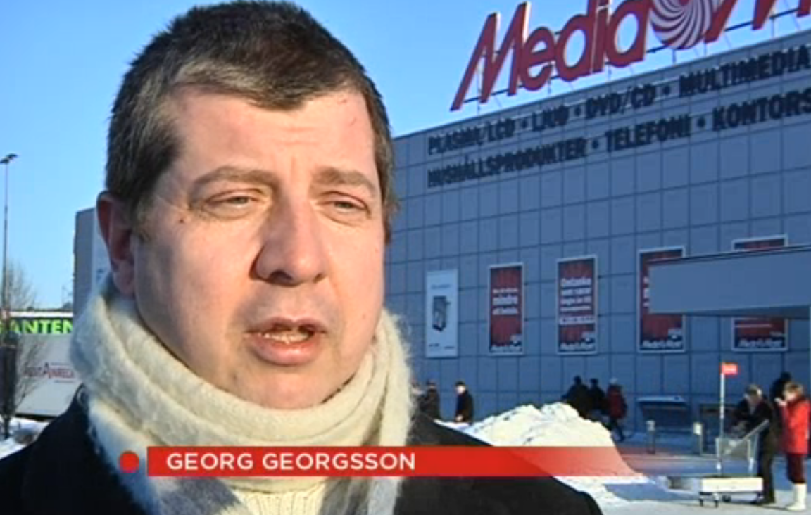 Georg Georgsson i Göteborg känner sig...