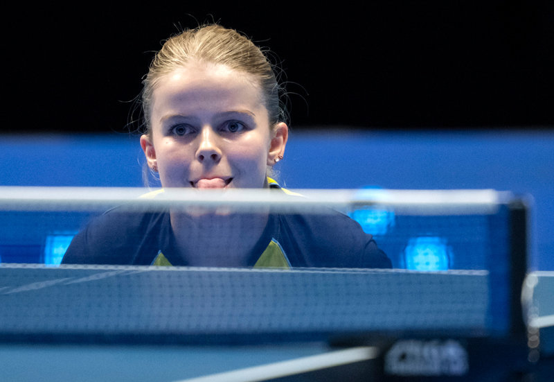 Filippa Bergand förlorade i den sista matchen i VM-premiären. Arkivbild.