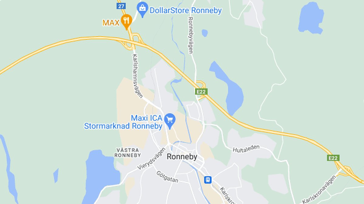 Google maps, Ronneby
