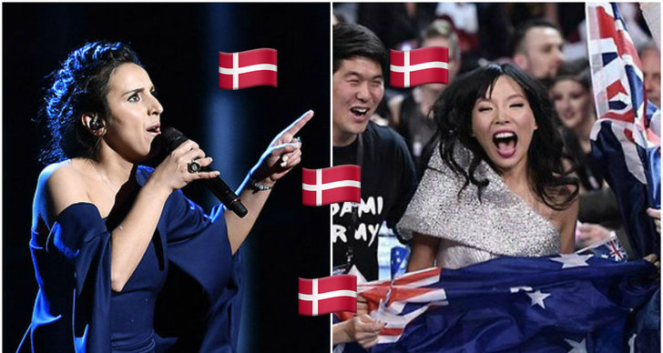 Danmark, Fel, Australien, Eurovision Song Contest 2016