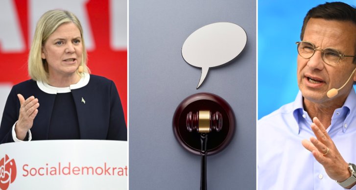 Magdalena Andersson, Politik, Ulf Kristersson, Valet 2022, Moderaterna, Retorik, Socialdemokraterna