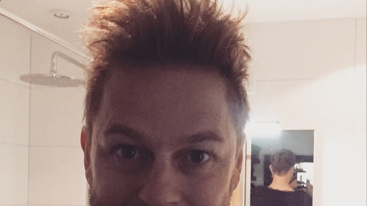 Niklas Wahlgrens lycko-selfie som bjöd på lite mer.
