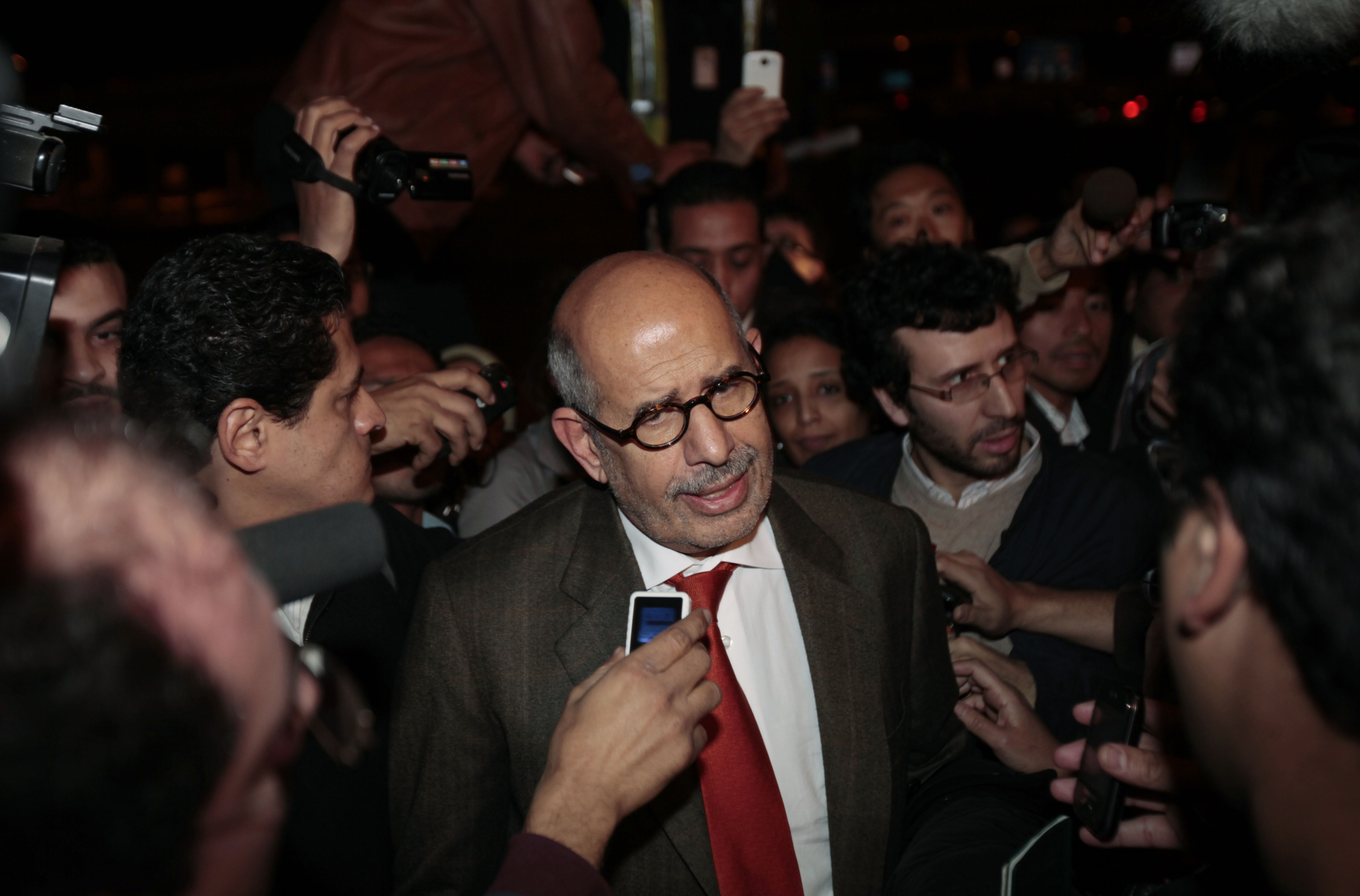 Muhammed ElBaradei är gripen.