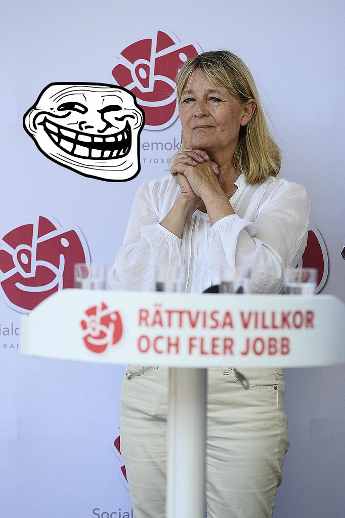 Twitter, Marita Ulvskog, fejk, Socialdemokraterna
