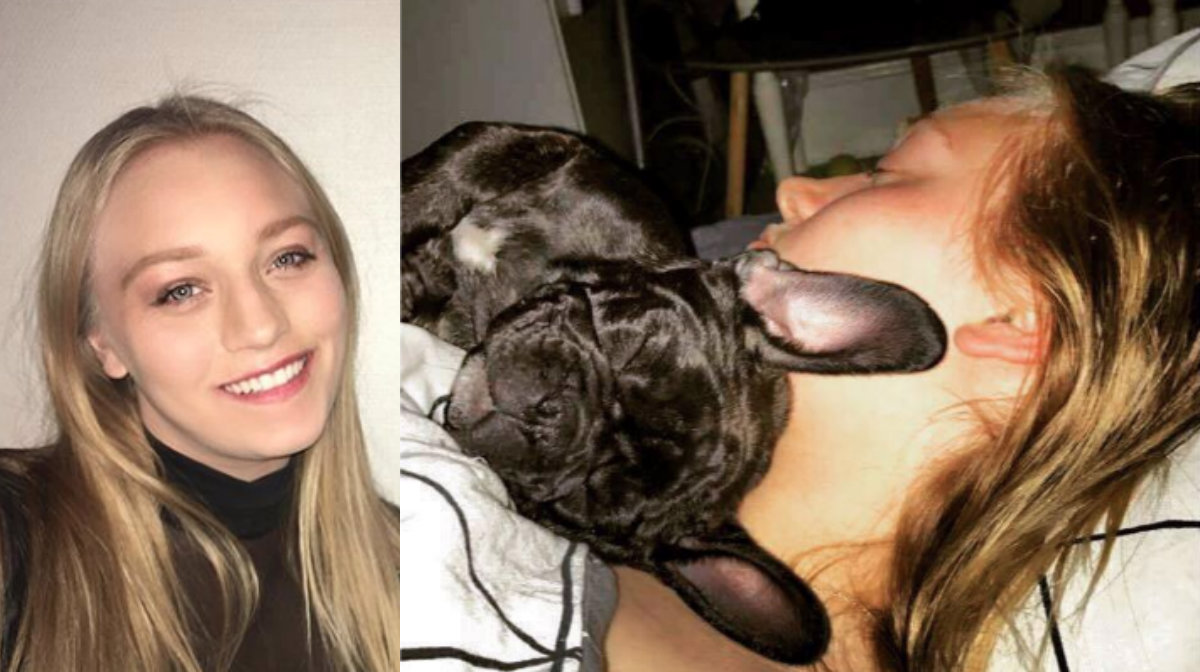Frederikke Jørgensen​s hund Wilma drabbades av hjärtmask. Hjärtmask kan finnas i hundbajs och drabba hundar när andra hundägare inte plockar upp bajset efter sina hundar. 